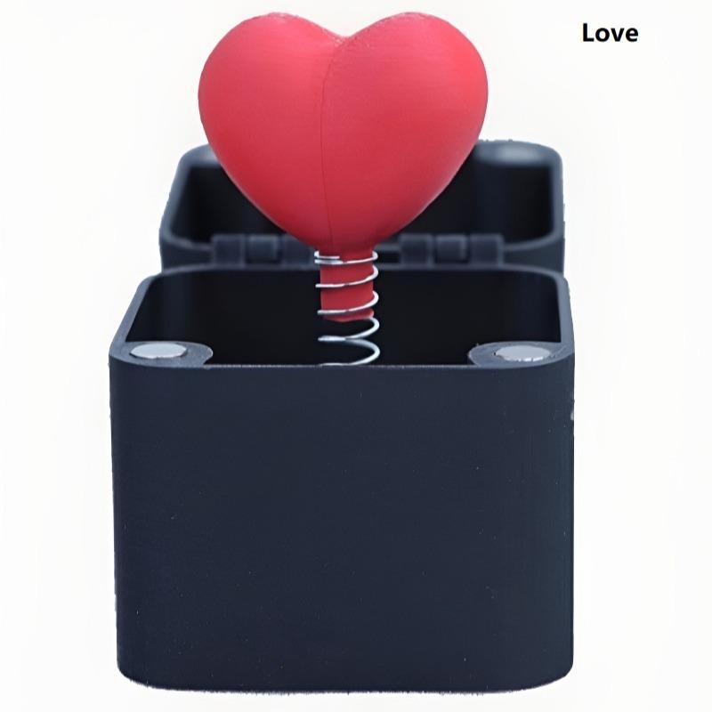 Middle Finger/Lip/Rose/Heart Design Gift Box, 1 Count Creative Surprise Gift Box, Funny Desktop Ornament, Party Gift for Friends & Family,Boyfriend Stocking Stuffers