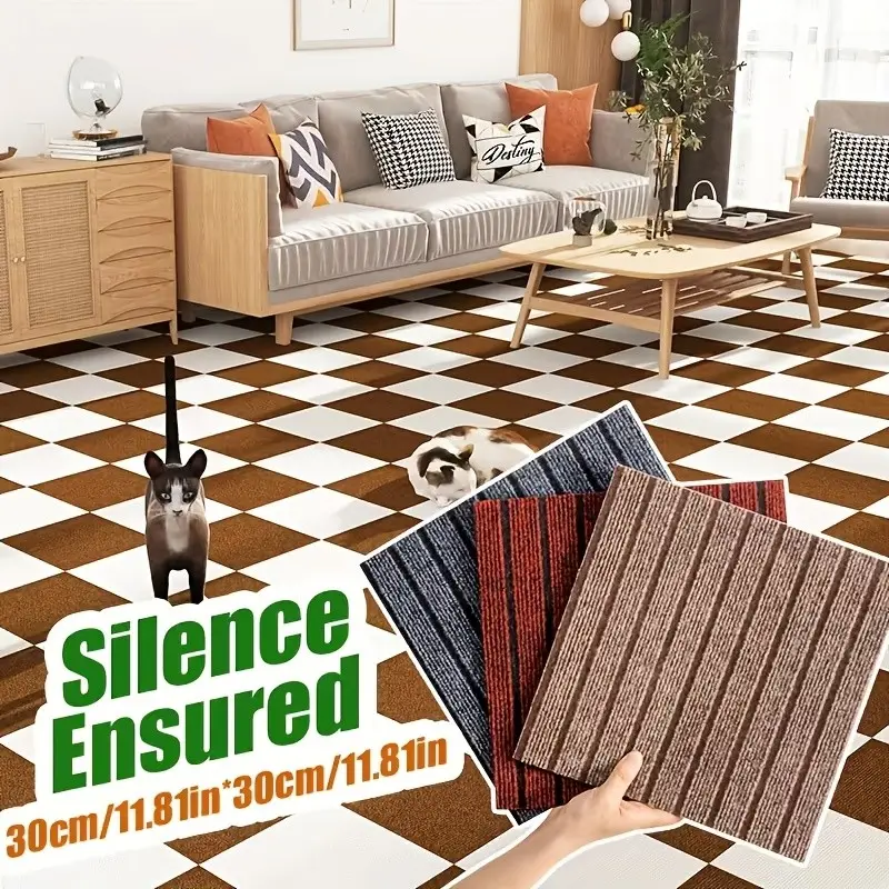20pcs Cat Scratch Sofa Protection Stickers, Durable Cat Scratching Pad, Multi-Functional Wall Sticker, Pet Floor Decor for Living Room Kitchen Office