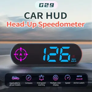 All Vehicle Compatible Automotive HUD Digital Dashboard Speedometer With MPH KM/H Switch