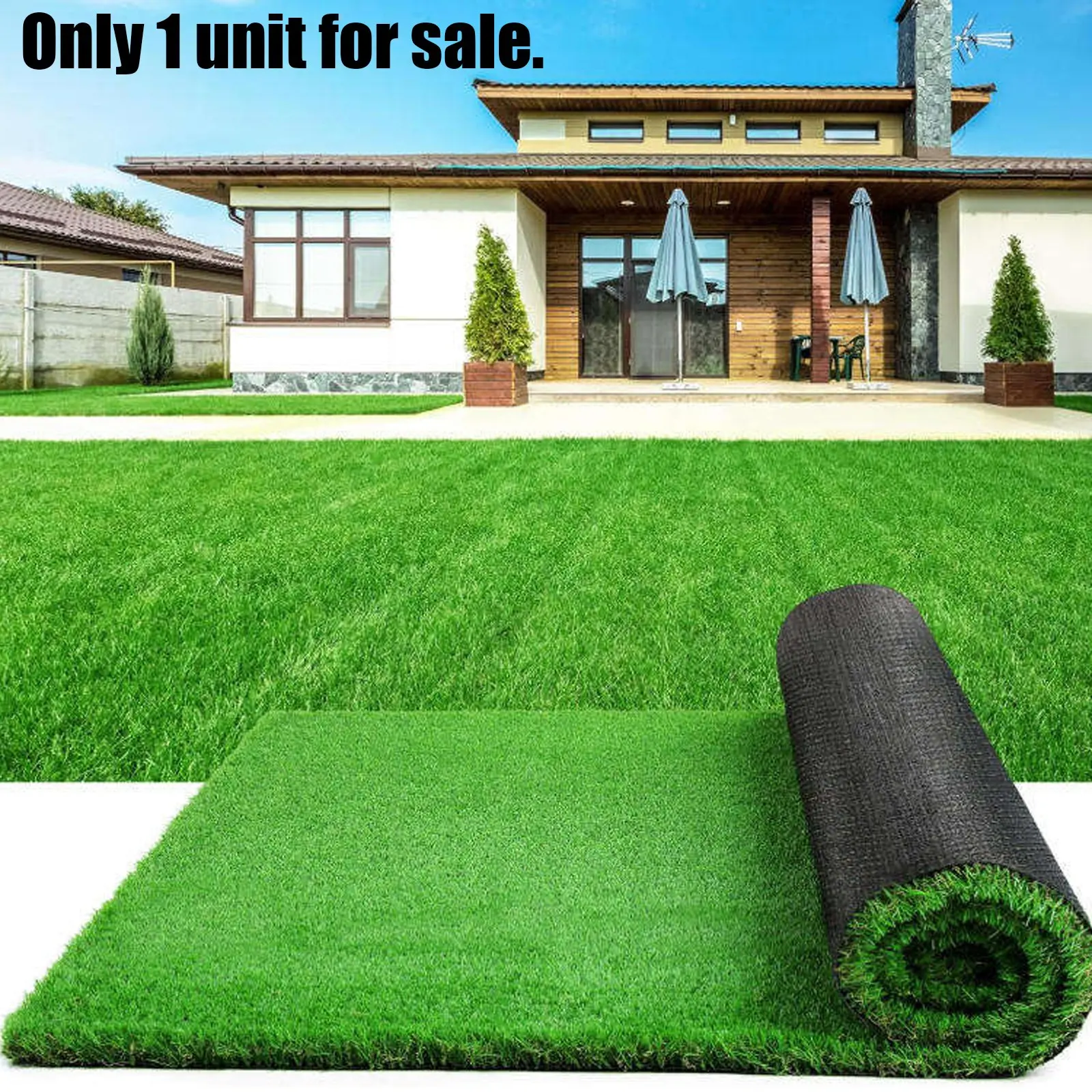 Artificial Grass Carpet, Plastic Lawn Mat, Interlocking Rug, Roof Installation, Landscape Greening, Durable Synthetic Turf