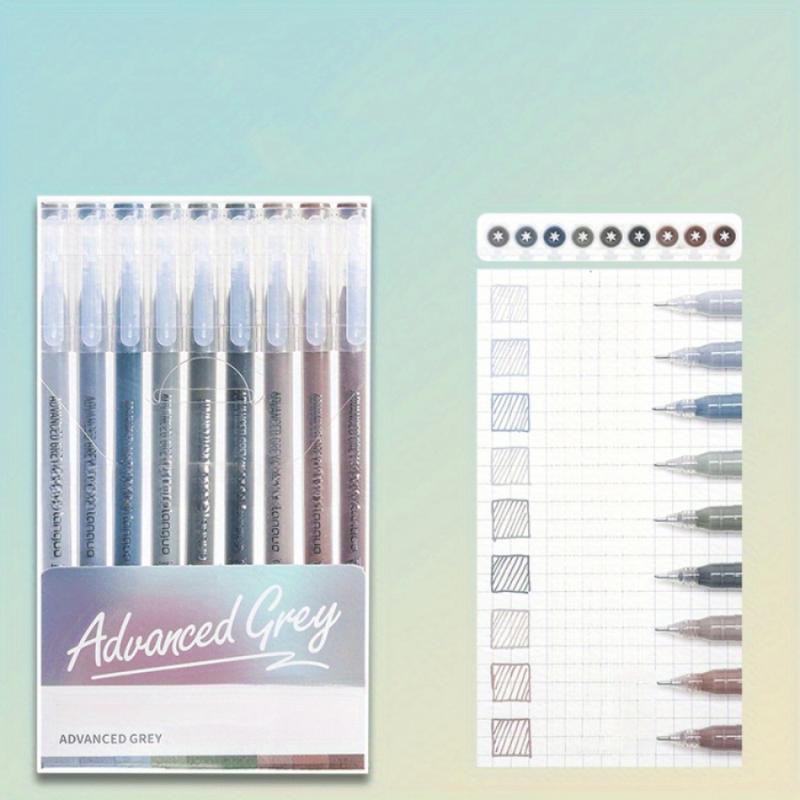 45 Morandi colour gel pens Neutral pens Coloured gel pens Large capacity drawing Non repetitive DIY student writing Correction marking Drawing gel pens