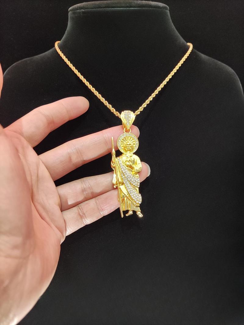 Unisex Street Trend Twist Design Pendant Necklace, Punk Style Stainless Steel Chains Necklace for Men Jewelry for Party, Daily Clothing Decor for Girl, Non Tarnish Jewelry, Statement Necklace, Daily Wear Necklace