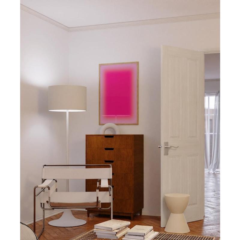 Pastel Pink Aura Gradient - Apartment Decor - Aesthetic Room Decor - Danish Pastel Decor - Large Wall Art - Pink Wall Art - Pink Poster