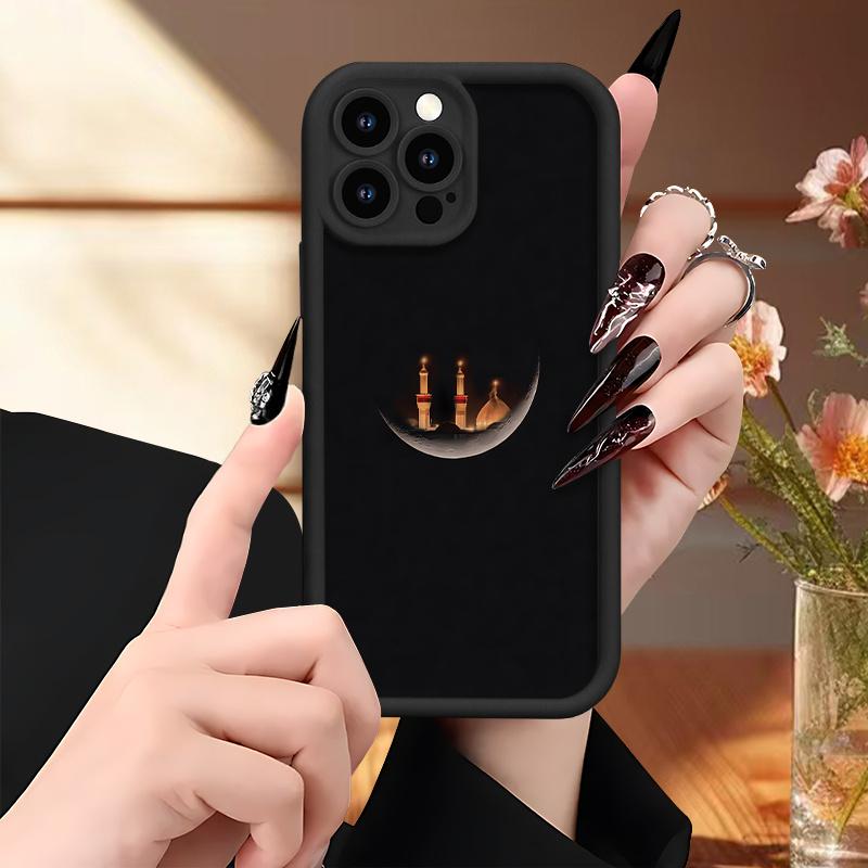Protect Your Phone Soft Phone Case Simple with Ramadan Pattern UV Printing Matte Phone Cover 360 Degree Full Protection for Apple for iPhone 17 E Air Pro ProMax iPhone16 15 14 Plus 13 12 Mini 11 X XS XR for Smartphone Best Gift Birthday Girl Boy