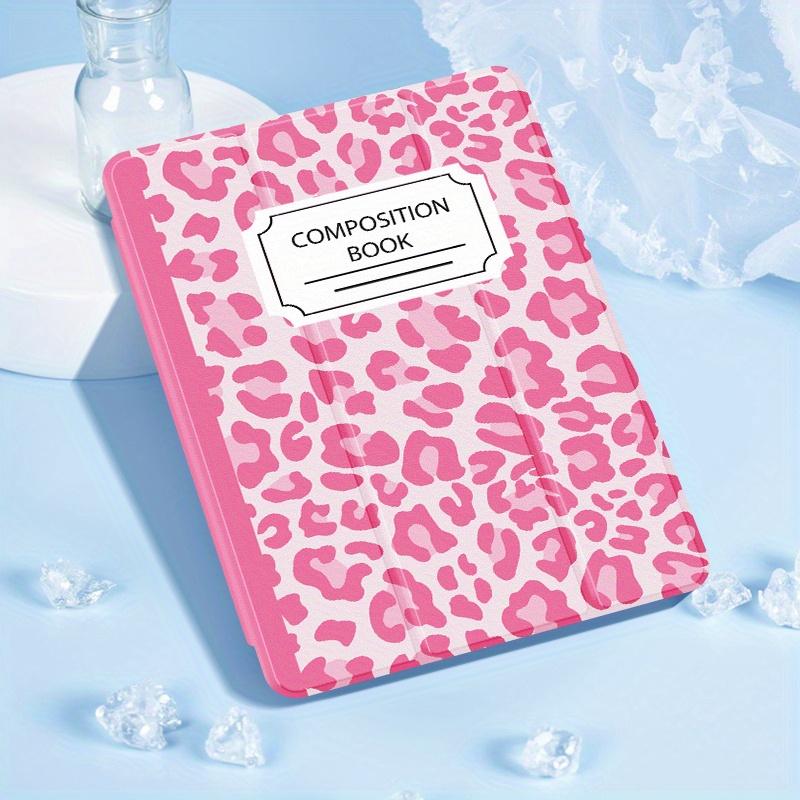 iPad 25.91cm Case for iPad Mini 4/5, 10th/5th/6th/7th/8th/9th Gen 9.7/10.2/10.9 inch - Stylish Leopard Print Pink TPU Soft Case with Multi-Angle Stand, Lightweight Protective Cover for Work, Office & Entertainment - Perfect Gift for Family & Friends