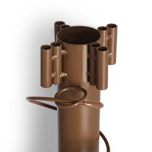 Karlhome 7FT Lighted Palm Tree Christmas Tree, Outdoor for Outside Patio Pool Yard Holiday Decor, Artificial Light up with Lifelike Leaves and Rope LEDs