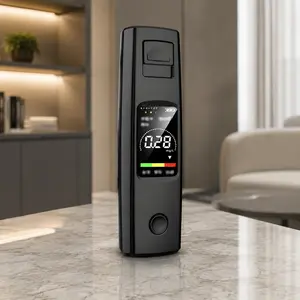 Professional Portable Breathalyzer: High-Precision 0.00-0.40% BAC Tester, Rapid Law-Grade Response, Durable Mini LCD Screen with Backlight, Advanced Sensor for Personal, Driving Safety & Workplace Use