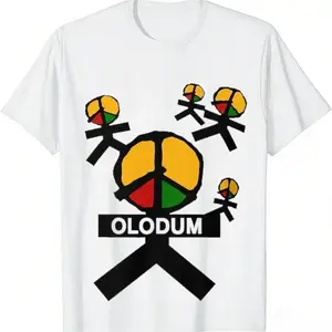 🎵☮️🕊️Olodum Peace Symbol Shirt - They Don't Care About Us Music Video Tee