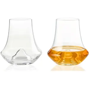 LEMONSODA 8.5 oz Whiskey Snifter Glasses Set of 2, Old Fashioned Liquor Tasting Glasses for Bourbon, Brandy, Cognac, with Premium Gift Packaging