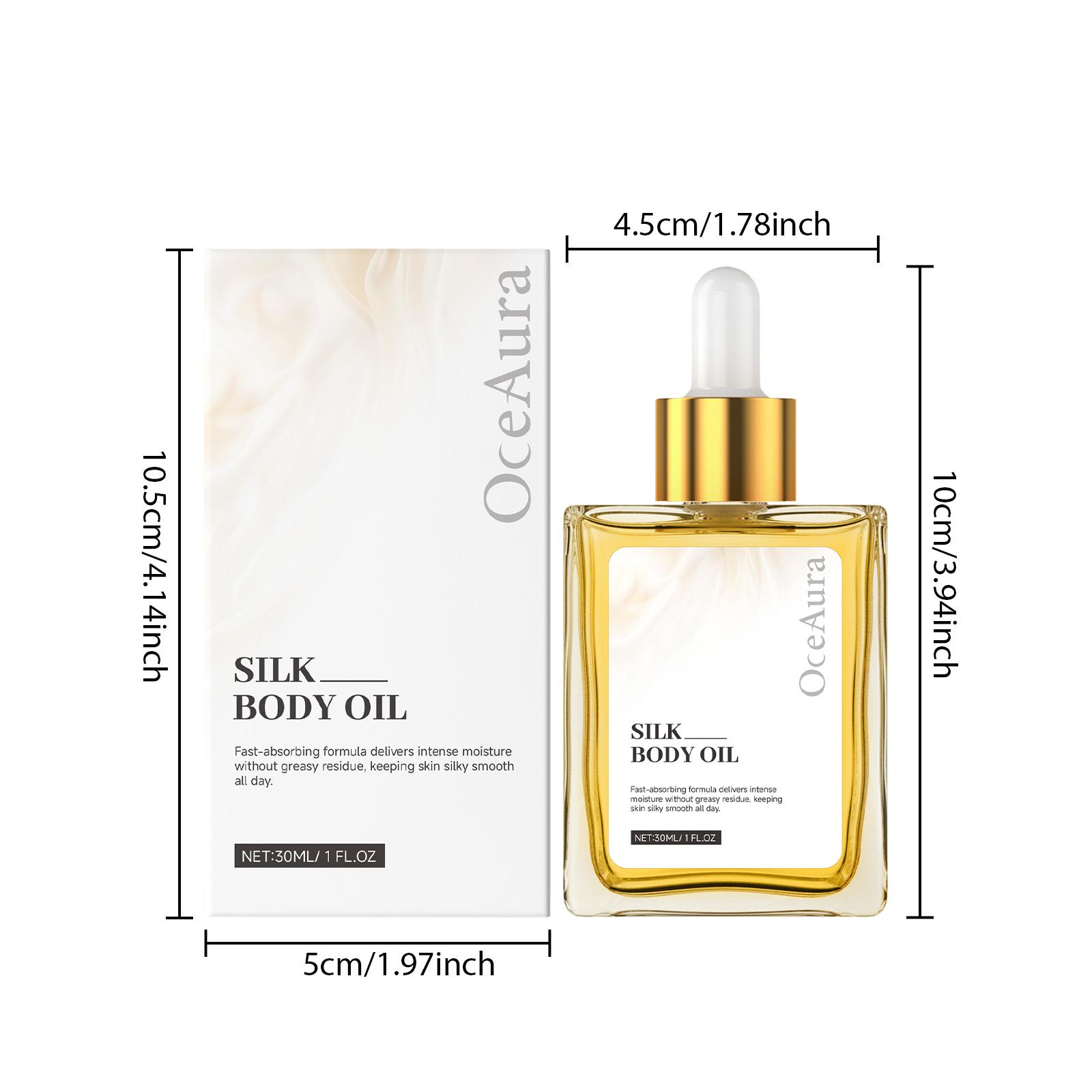 Silk Body Oil: Fast-Absorbing, No Grease, Silky Smooth Skin!