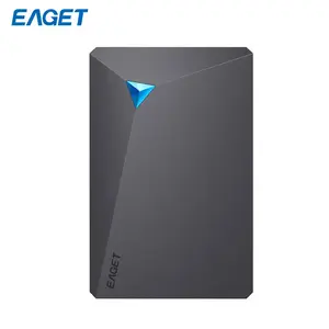 EAGET 1-Pack Dual-Disk Portable HDD, 1TB Large Capacity Portable External Hard Drive,   USB 3.0 Portable Hard Disk Drive, Compatible with PC, Laptop, PS4, Xbox, for Game, File, Video, Music Storage Expansion and Backup