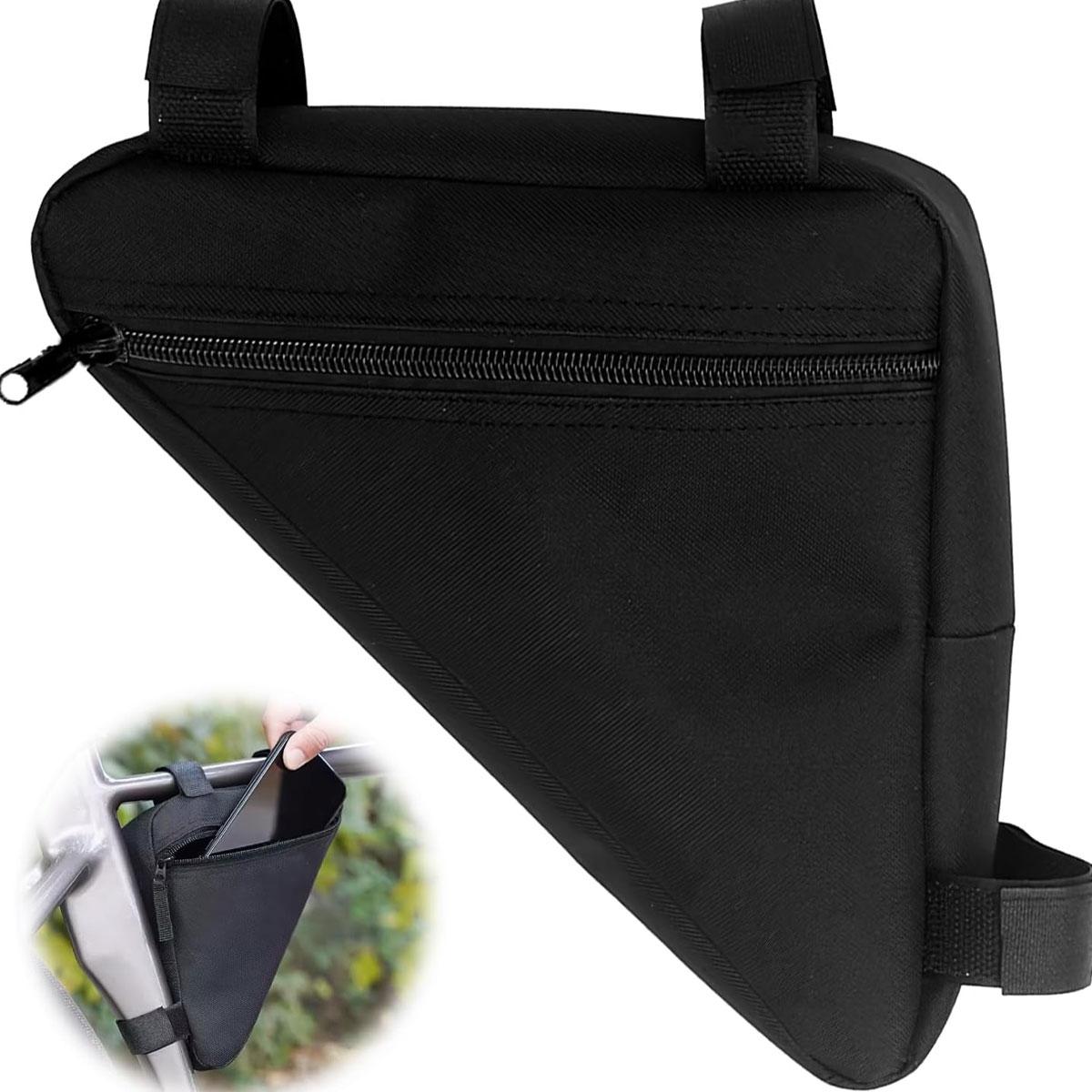 Mountain Bike Triangular Bag Bicycle Front Frame Handle Handbag Phone Bag Flashlight Bag Road Bike Triangular Bag Waterproof Bag