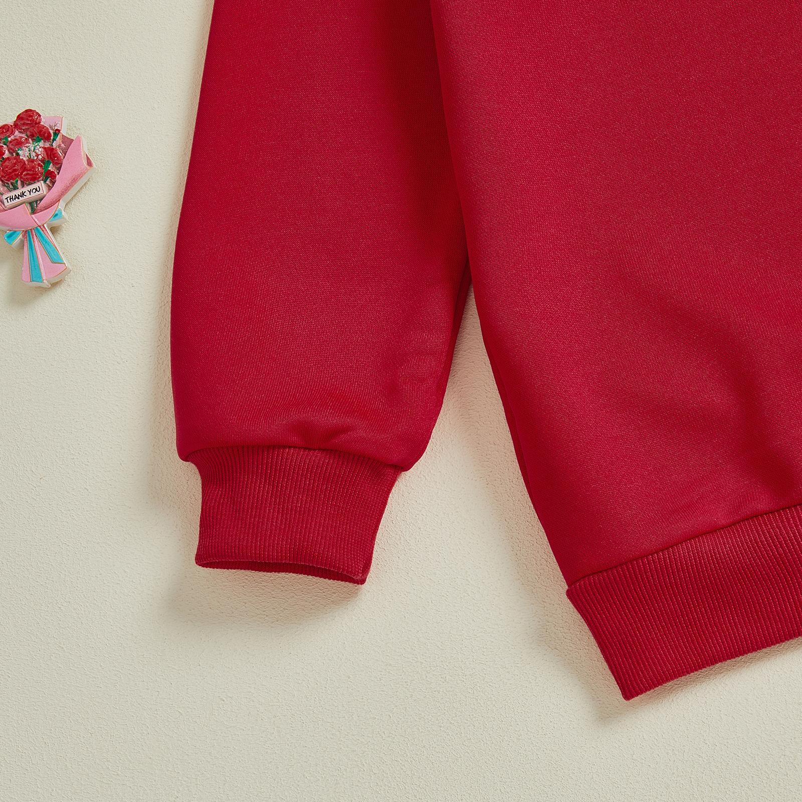 Toddler Boys Girls Hooded Sweatshirt Solid Pullovers Long Sleeve Hoodie Kids Cotton Crewneck Fall Tops 3-7Y