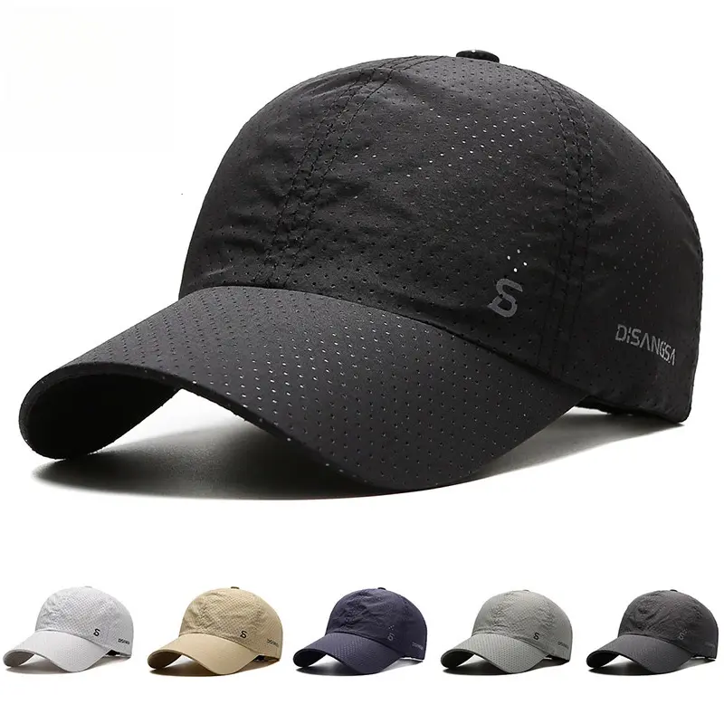 Breathable Mesh Quick Dry Athletic Baseball Cap Designed for Hot Weather Sun Protection Ideal for Running Hiking Fishing and All Day Outdoor Use Stylish Korean Inspired Duckbill Hat for Men and Women