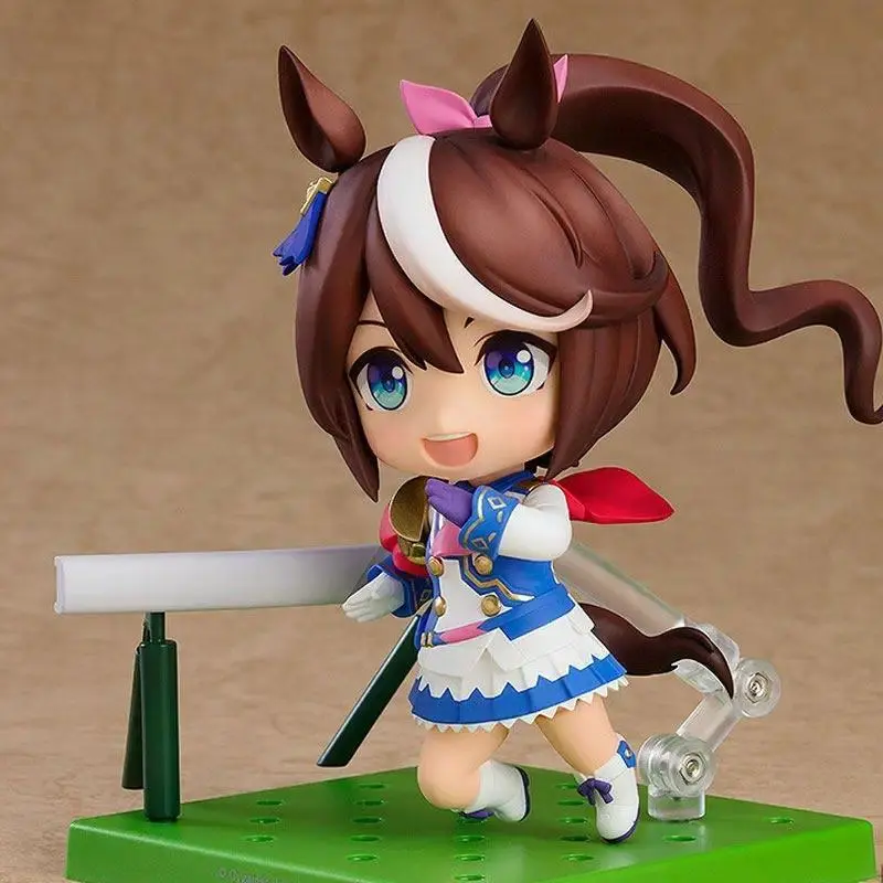Anime Uma Musume Tokai Teio 1995 Q Version Nendoroid Action Figures Desktop Collection Ornaments Cute Cartoon Model Toy Kit Gift