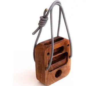 Portable Hangboard for Rock Climbing Holds,Fingerboard Trainer for Hand Grip Strengthener,Pinch Block Grip,Home Gym Fitness Workout Equipment -Hard Wood