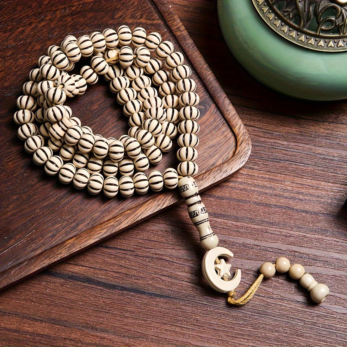 1 Tasbih Beads New Middle Eastern Muslim Prayer Handheld Tasbih Islamic Recitation Beads 99 Beads Bracelet Unisex