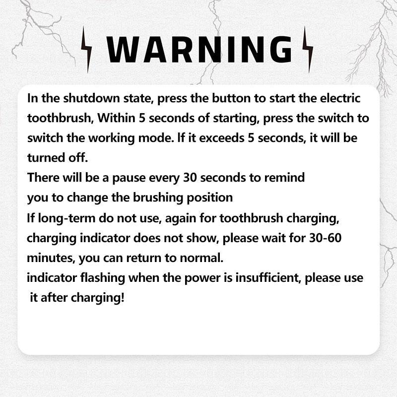 Electric Toothbrush, 1 Set Rechargeable Toothbrush with 4 Counts Replaceable Brush Heads, 5 Mode & Time Setting Intelligent Deep Cleaning Toothbrushes for Adults, Rechargeable Electronic Toothbrushes