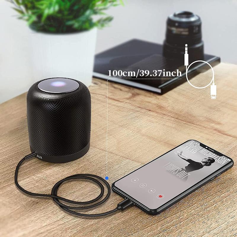 Phone Aux Cable, Charging Port To 3.5mm Aux Headphone Jack Adapter, Stereo Sound Cable Compatible with iPhone 14 Pro Max/13/12 Mini/11 Pro/XR/XS Max/8/7Plus/SE/iPad/iPod, Gaming Headset Accessories Phone Aux Cable, Charging Port To 3.5mm Aux Headphone Jack Adapter, Stereo Sound Cable Compatible with iPhone 14 Pro Max/13/12 Mini/11 Pro/XR/XS Max/8/7Plus/SE/iPad/iPod, Gaming Headset Accessories