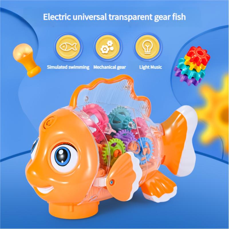 Kids Ladybug Dinosaur Walker Car Toy, Electric Transparent Gear Swing Toy with Lights Music, All Direction Walking Sensory Educational Toy, Indoor Outdoor Play Gift for Boys Girls Birthday Children's Day