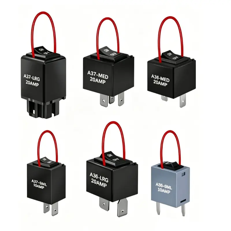 9038A Relay Bypass Switch Kit, Amp Loop Fuel Pump Bypass Kit, Relay Tester Pack of 6, Circuit Control Relay
