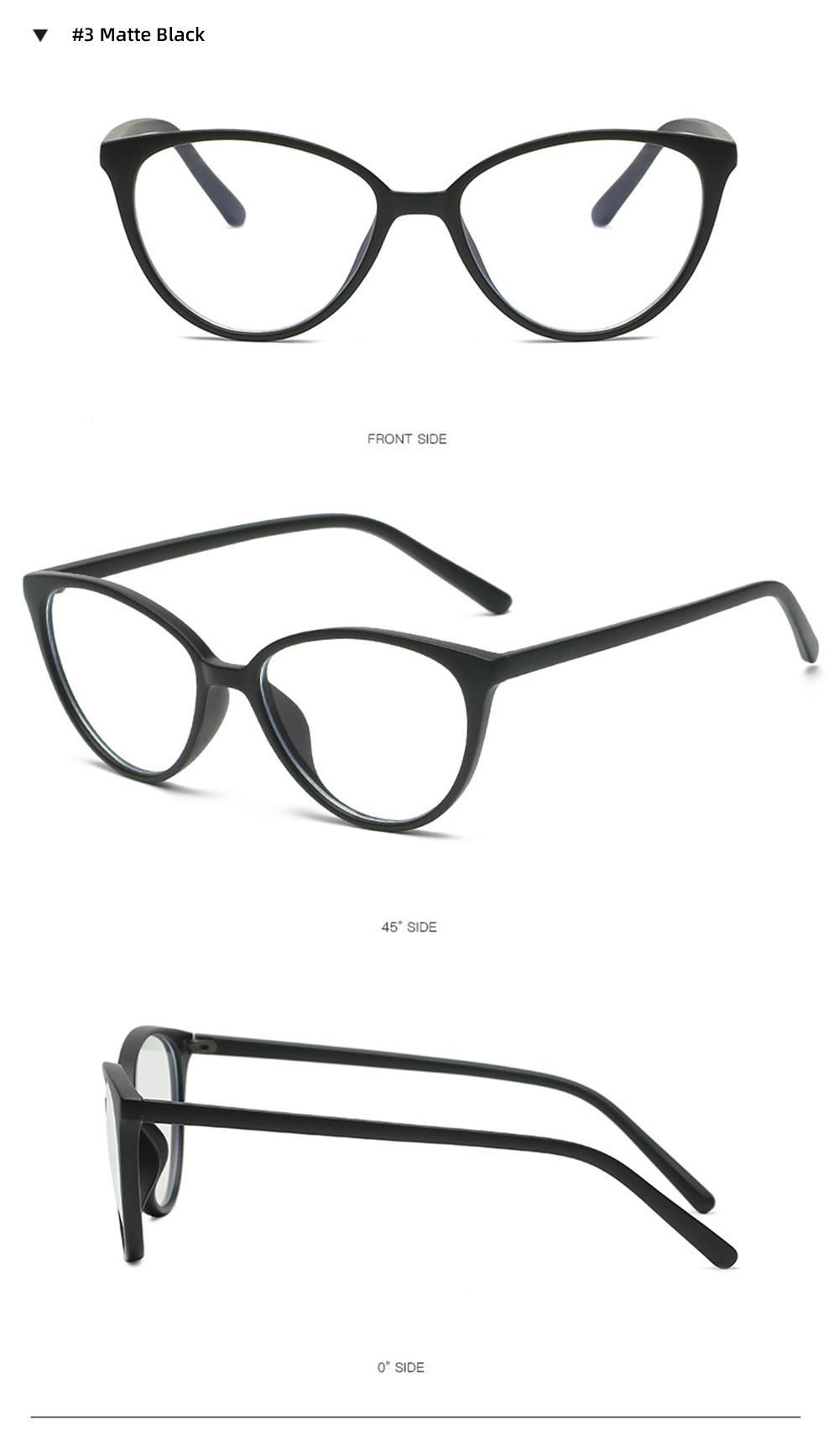 VIVIBEE Women Cat Eye Blue Light Blocking Glasses Office Computer Glasses Frame Female Leopard Ladies 2026 Fashion Goggles