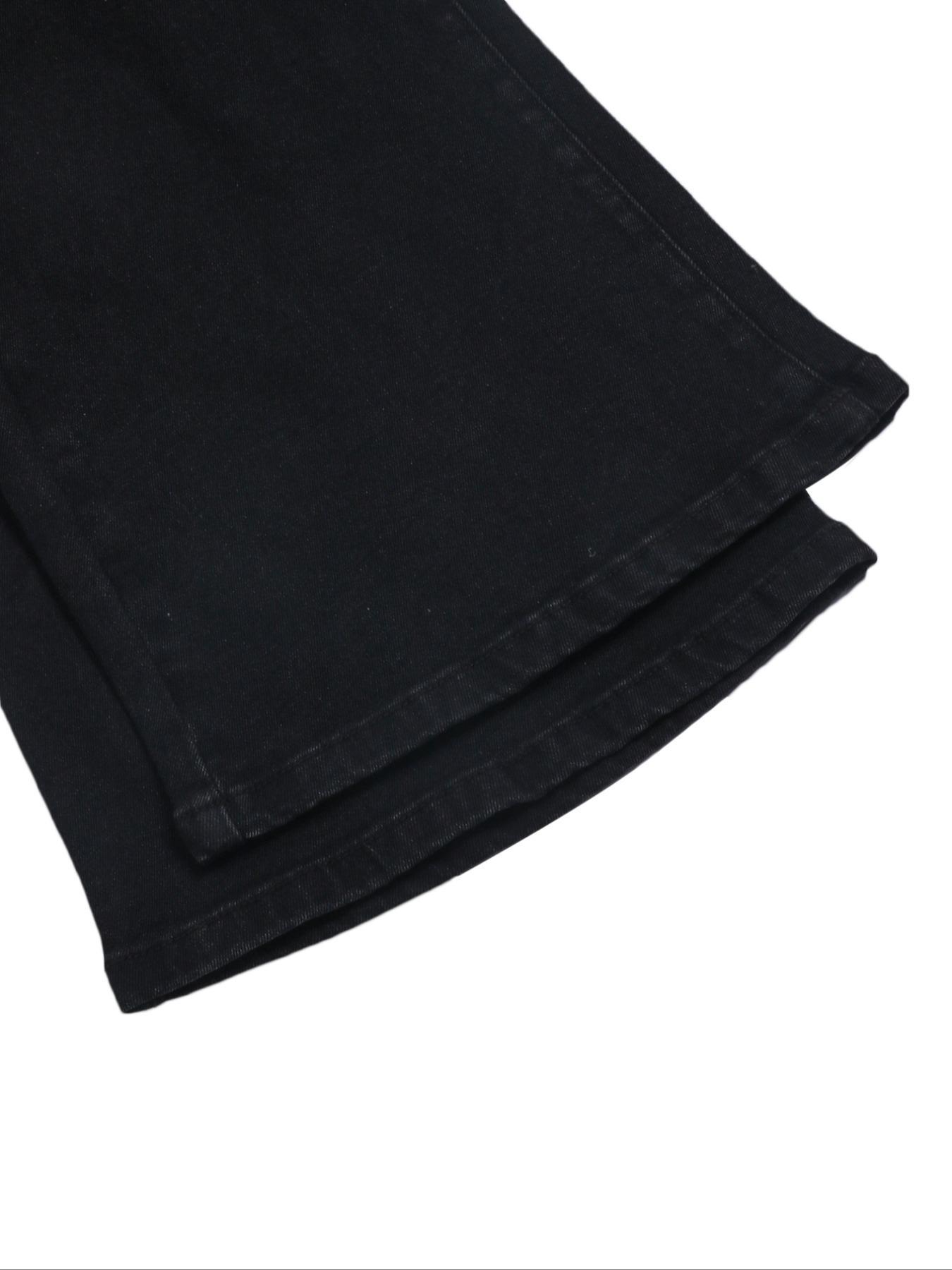 Women's  Ripped Distressed Dark Wash Skinny Stretchy Jeans, Fashion Casual Denim Trousers for Daily Outdoor Wear, Ladies Bottoms for All Seasons