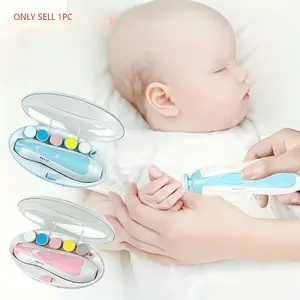 Kids Electric Nail Clipper Set, Portable Baby Nail Trimmer Set, Baby Nail Care Products, Nail Clippers, Infant Nail Clippers