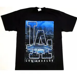 🌃🧢LOS ANGELES T-shirt LA Baseball Chavez Ravine Tee 100% Cotton , Graphic tees,  Men gifts, T Shirt for Men, Top, Menswear