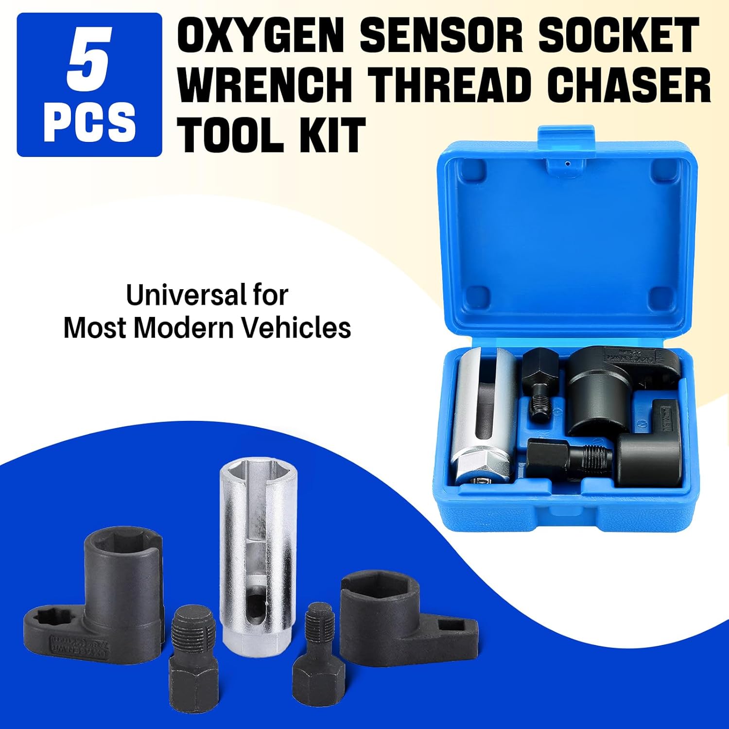 5 count O2  Sensor & Oil  Sending Unit Master Sensor Socket Set