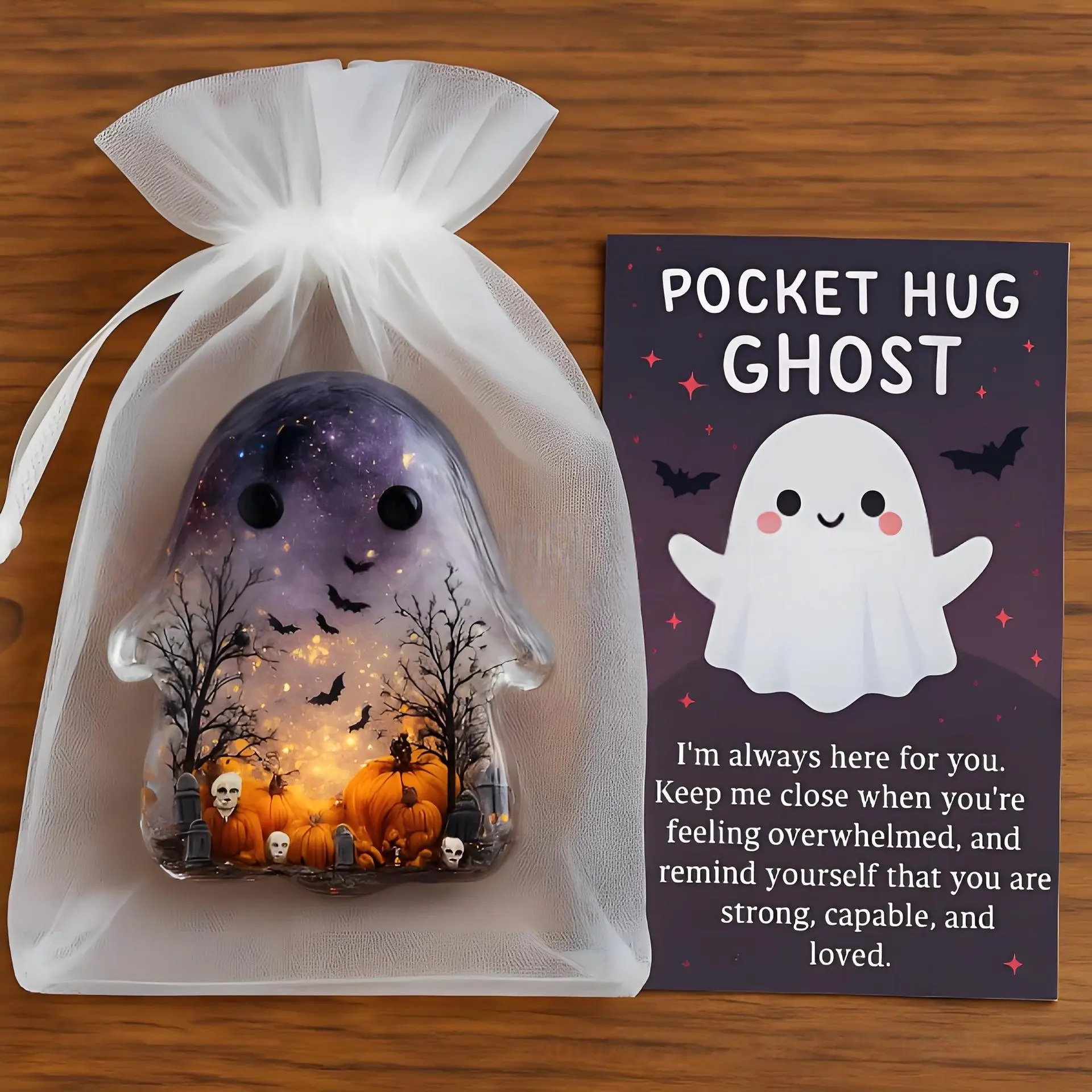 Pocket Comfort Ghosts - Carry a tiny hug wherever you go.