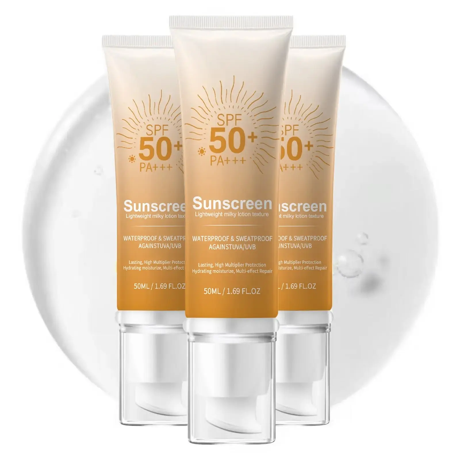 Tinted Sunscreen for Face SPF 50, Moisturizing Hydrating Anti-Aging Skincare with Broad Spectrum Tone-Up Protection