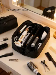 Hair Tool Travel Bag, Hair Dryer Storage Bag, Portable Hair Styling Tool Organizer, Travel Organizer for Hair Dryer & Styling Tools, Durable Organizing Pouch, Travel Essentials Carryall, Travel Accessories, Travel Supplies