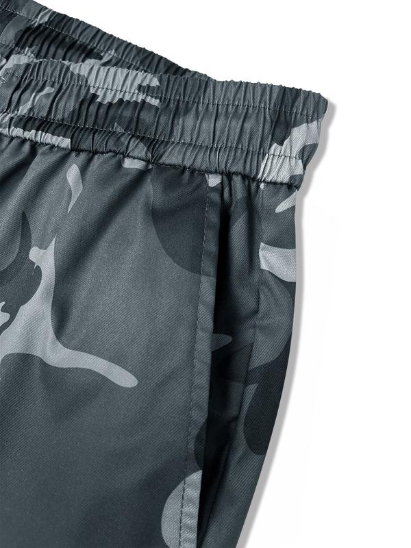 Men's New Camo Pants Fashion Outdoor Wide Leg Pants Large Pockets Decorative Woven Flare Pants Suitable for Young Casual Wear