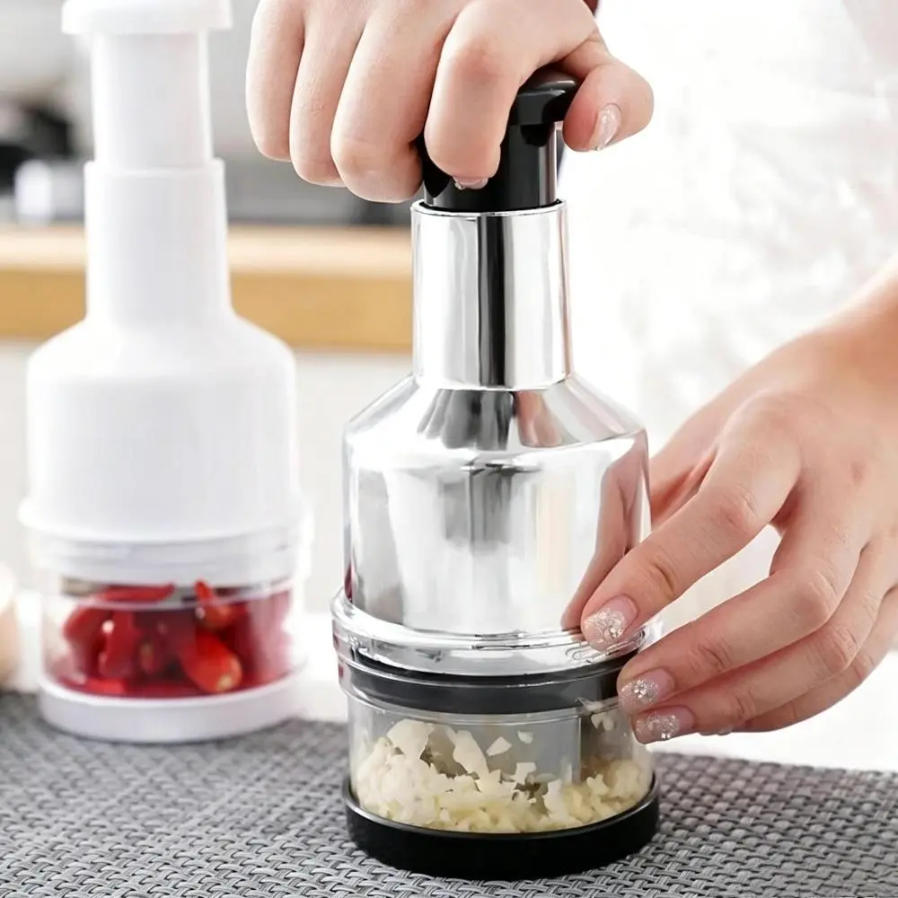 2026 New Sturdy Single Manual Vegetable Chopper - Hand-Operated Food Cutter, Effortless Disassembly & Cleaning, Space-Saving Kitchen Prep Tool for Family Cooking