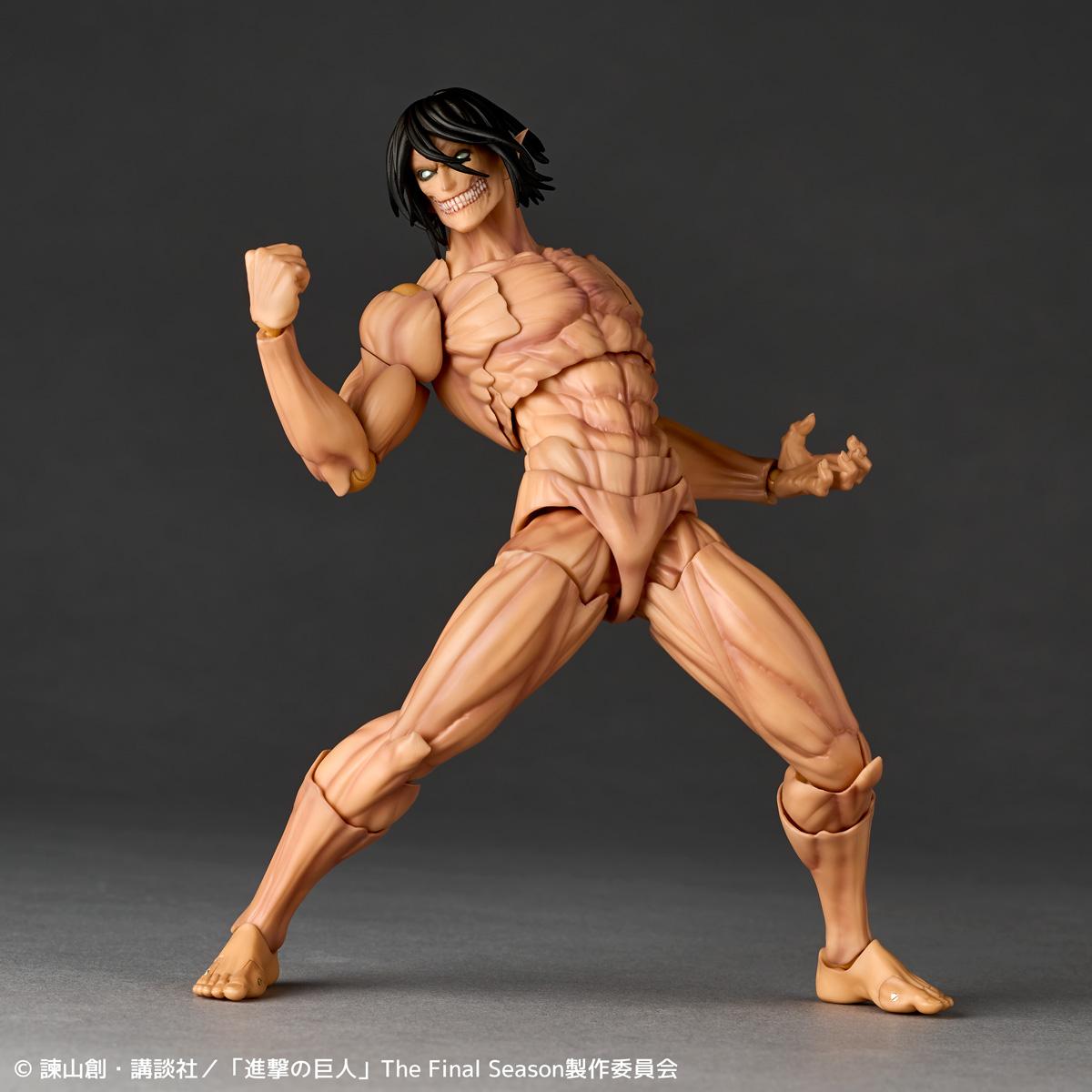 Original In Stock Revoltech AMAZING YAMAGUCHI Eren Jaeger Anime Action Figures Model Collection Toy