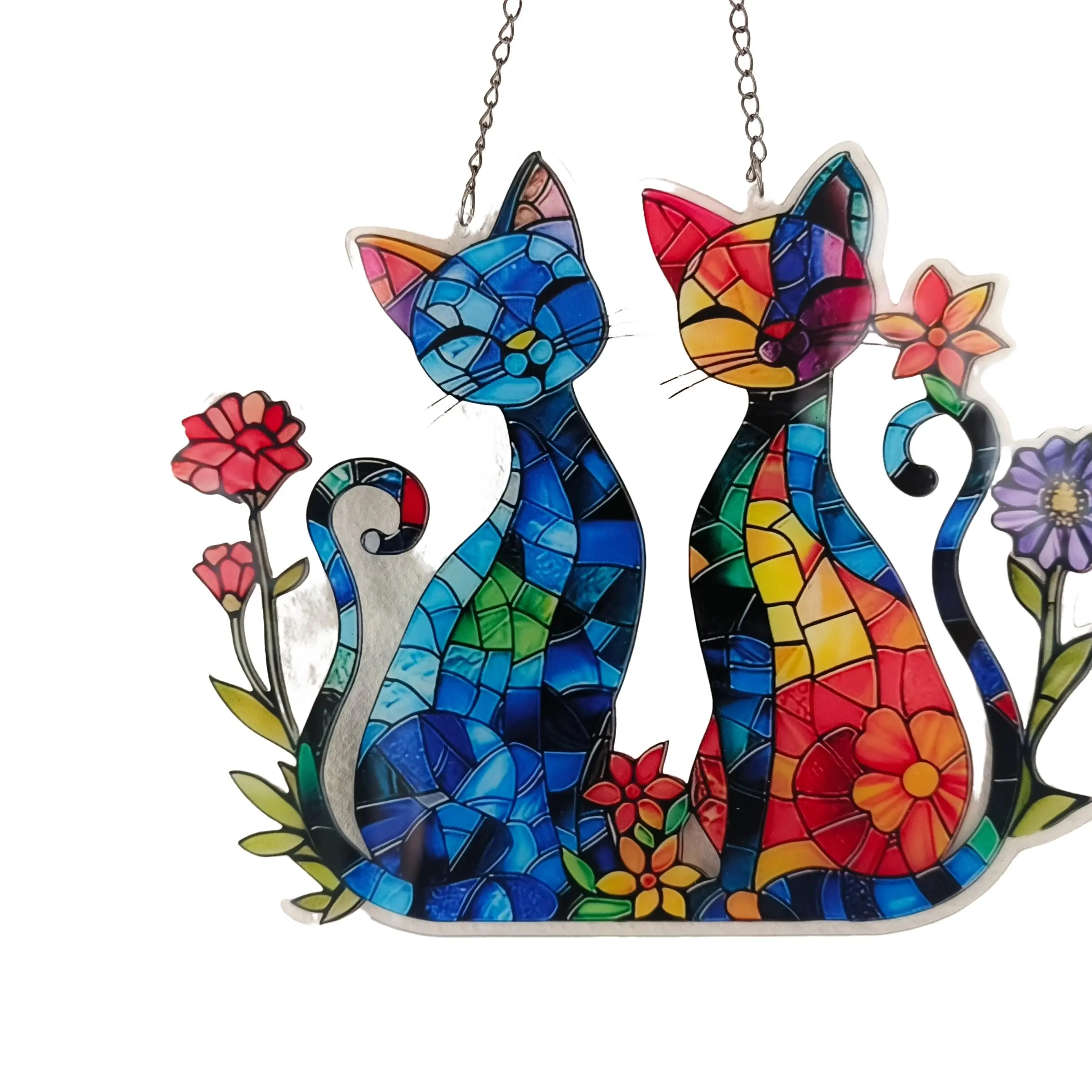 Flat Acrylic Hanging Ornament, Durable & Lightweight Design, Perfect for Home Decor, Office Accessories, Unique Gift Idea