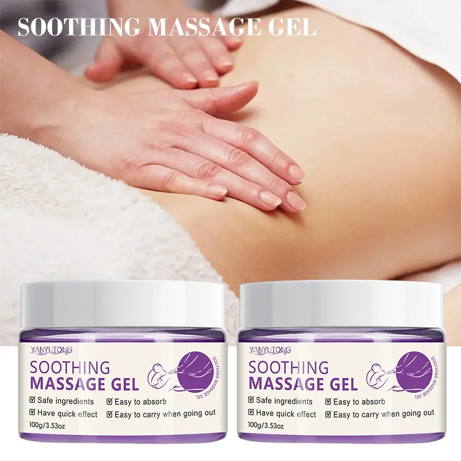 Massage moisturizing gel 100g, mild herbal formula, care massage cream, light and non greasy, suitable for knee, neck and whole body joint activities, all skin types of firming moisturizing cream, male and female body firming cream