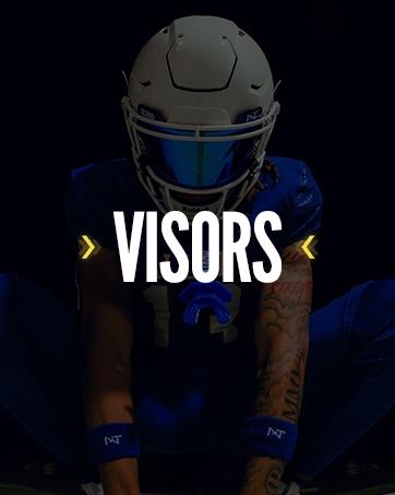 Nxtrnd VZR1 Football Visor, Flat Lens Technology, Fits Adult & Youth Football Helmets