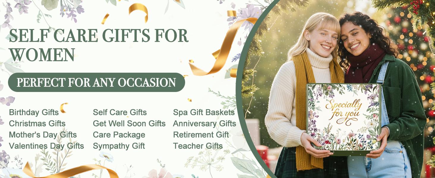 Mothers Day Gifts for Mom Wife, Birthday Gifts for Women Spa Care Package, Get Well Soon Sympathy Spa Gift Baskets Thinking of You Easter Gift for Her Sister Girlfriend