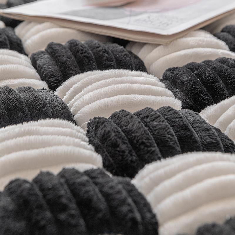 Plaid Pattern Sofa Cover, 1 Count Soft Comfortable Sofa Mat, Multipurpose Couch Sofa Protector for Home Living Room Dormitory Hotel, Universal Sofa Protector, Sofa Slipcover, Elastic Sofa Slipcover