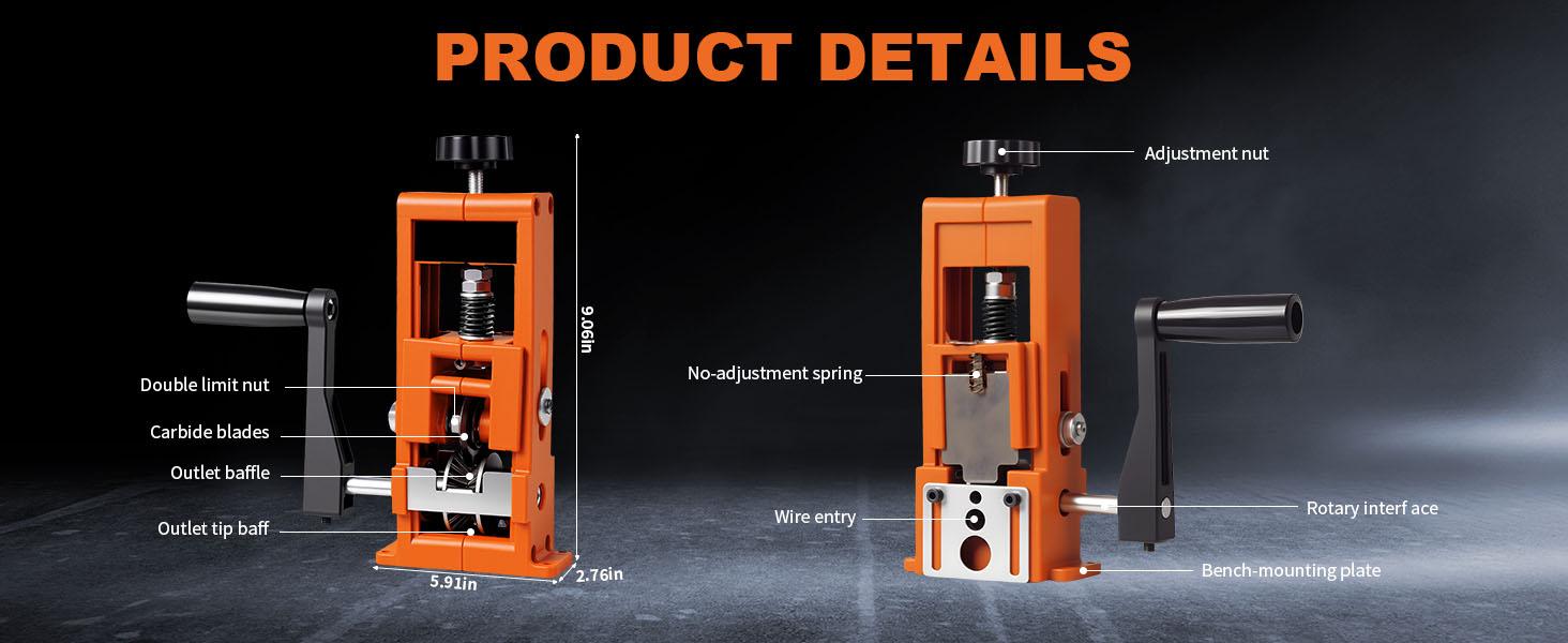 Wire Stripper Machine,0.04-1 Inch Scrapping Copper Wire Peeler Machine, Drill Powered/Hand Crank Dual-drive Wire Stripper Tool for Scrap Copper Recycling & DIY etc. Wire Stripper Machine,0.04-1 Inch Scrapping Copper Wire Peeler Machine, Drill Powered/Hand Crank Dual-drive Wire Stripper Tool for Scrap Copper Recycling & DIY etc.