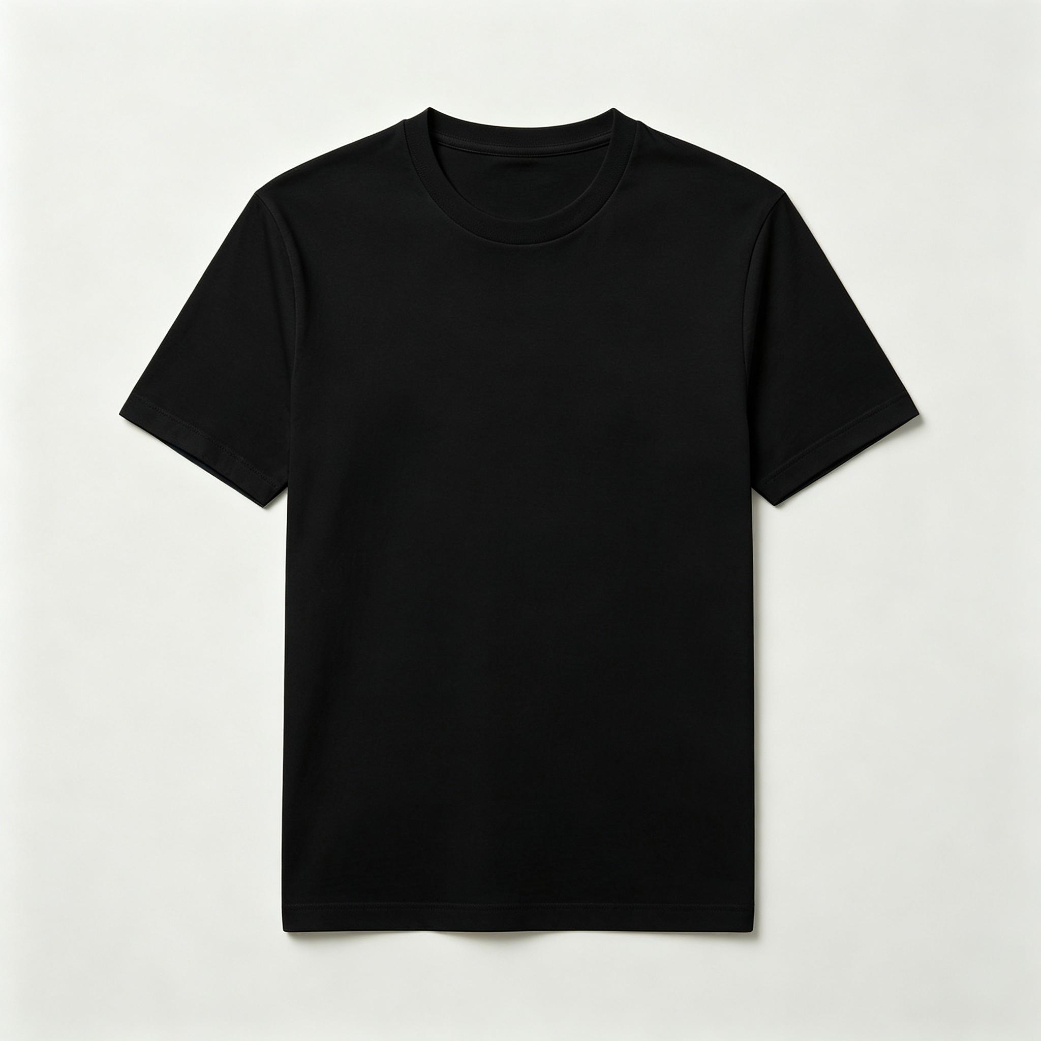 MeJend Printed Tshirt for Men, 250gsm Heavyweight Fabric, Cotton Short-Sleeve, Unique Graphic tee unisex casual heavyweight classic shirt Streetwear Top Black White Crewneck Breathable