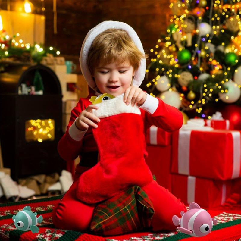 3-Pack Wind-Up Swimming Fish Bath Toys – Self-Propelling, No Batteries, Fun for Baby Bath & Pool Play