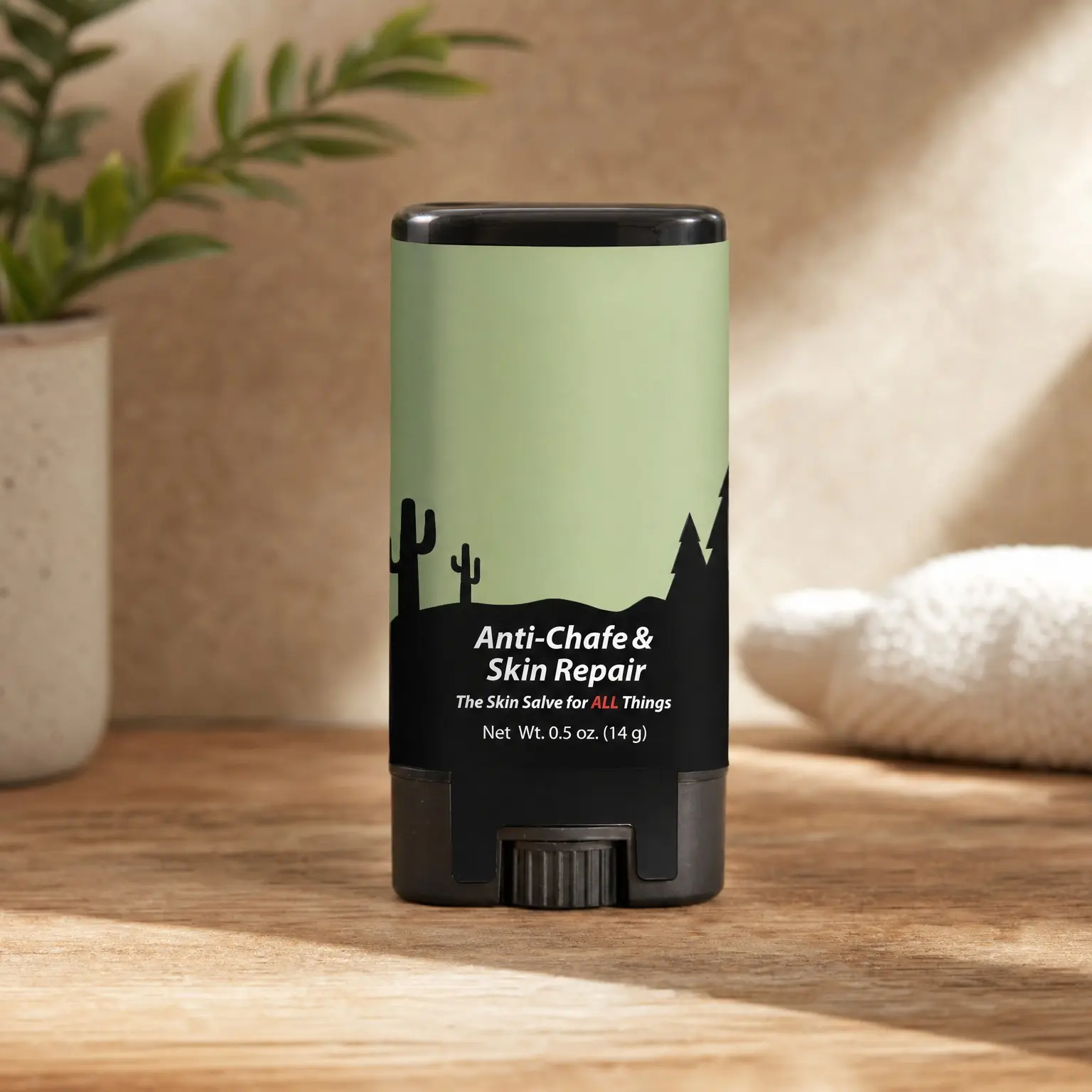 Natural Anti-Chafing Stick, Travel Size 0.5 ozGift