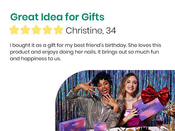 Beetles 32 Colors All-In-One Gel Nail Polish Kit, Complete Gel Nail Kit with UV Light, Base & Top Coats, Cuticle Oil, Nail Accessories, Ultimate DIY Manicure Kit for Women