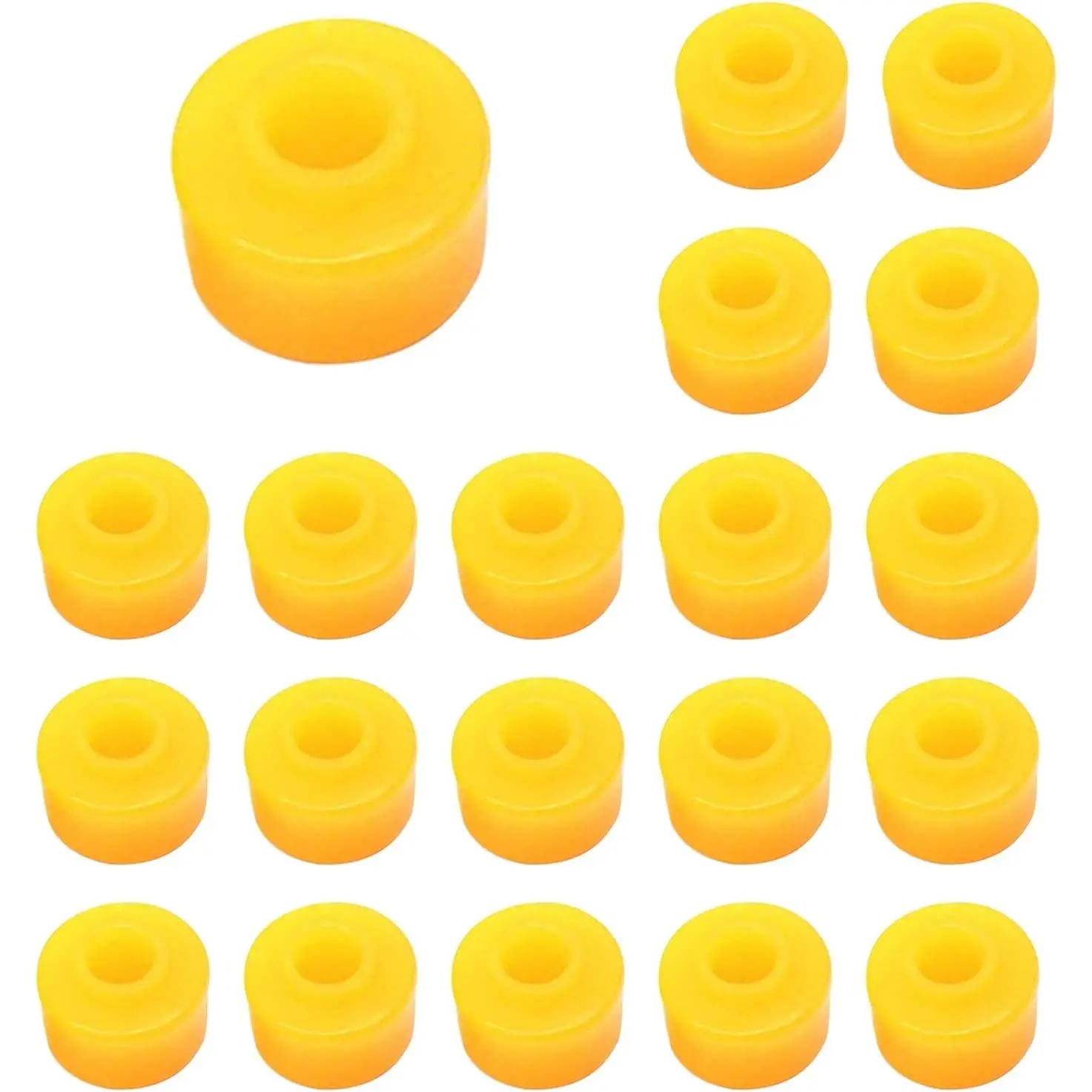 Shock Bushings 20Pcs, 11mmx27mmx19mm Vehicle Car Rubber Bushing Damper Replacement, Universal Shock Tower Grommets