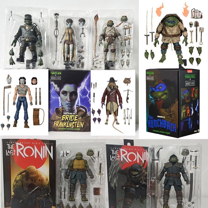 NECA Last Ronin Leonardo April Oneil Casey Jones Hunchback Michelangelo Mummy Raphael Frankenstein Monster Turtle Action Figure popular