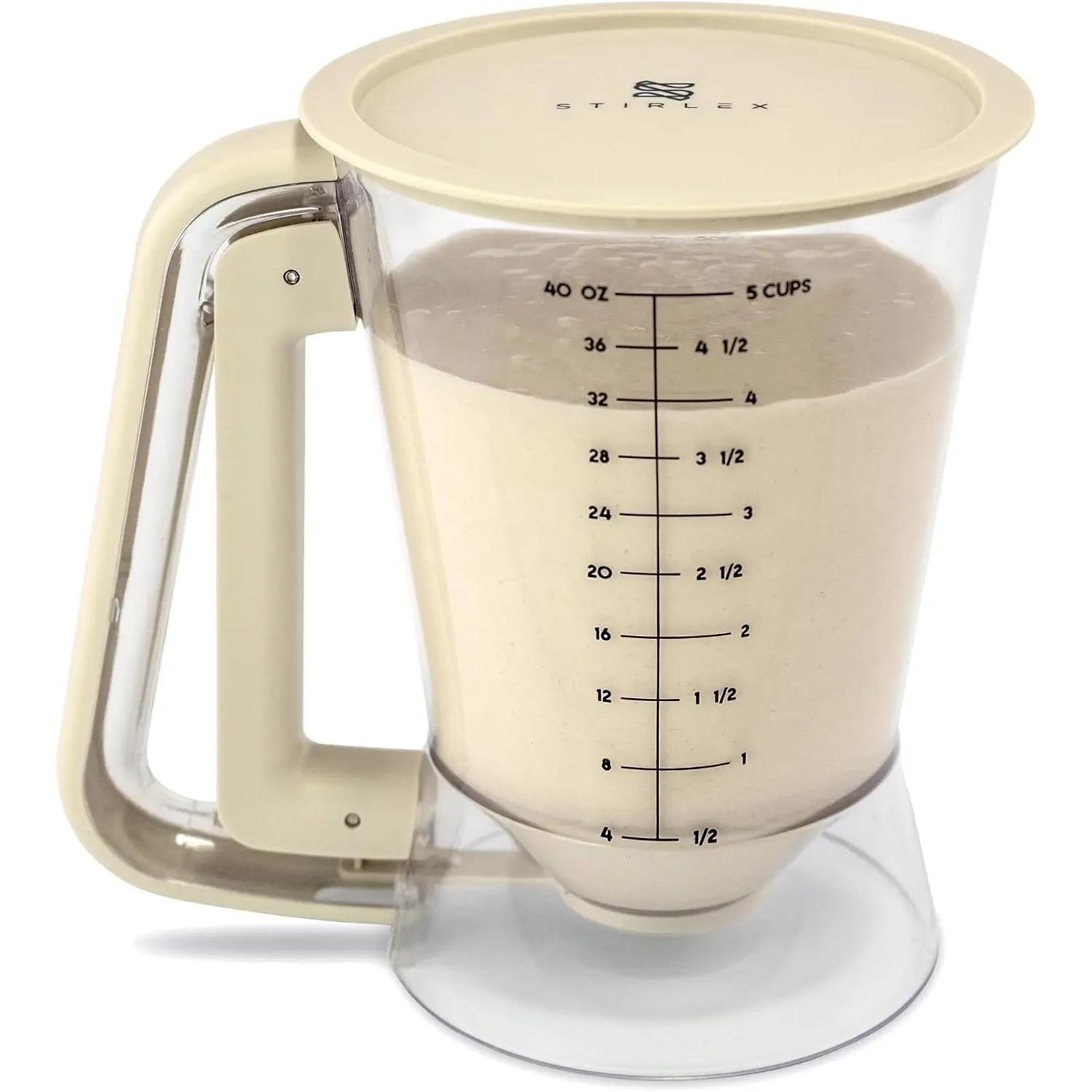Batter Dispenser for Pancakes, Cupcakes, Crepes, Waffles, Muffins, Griddle Breakfast Accessory, baking tool