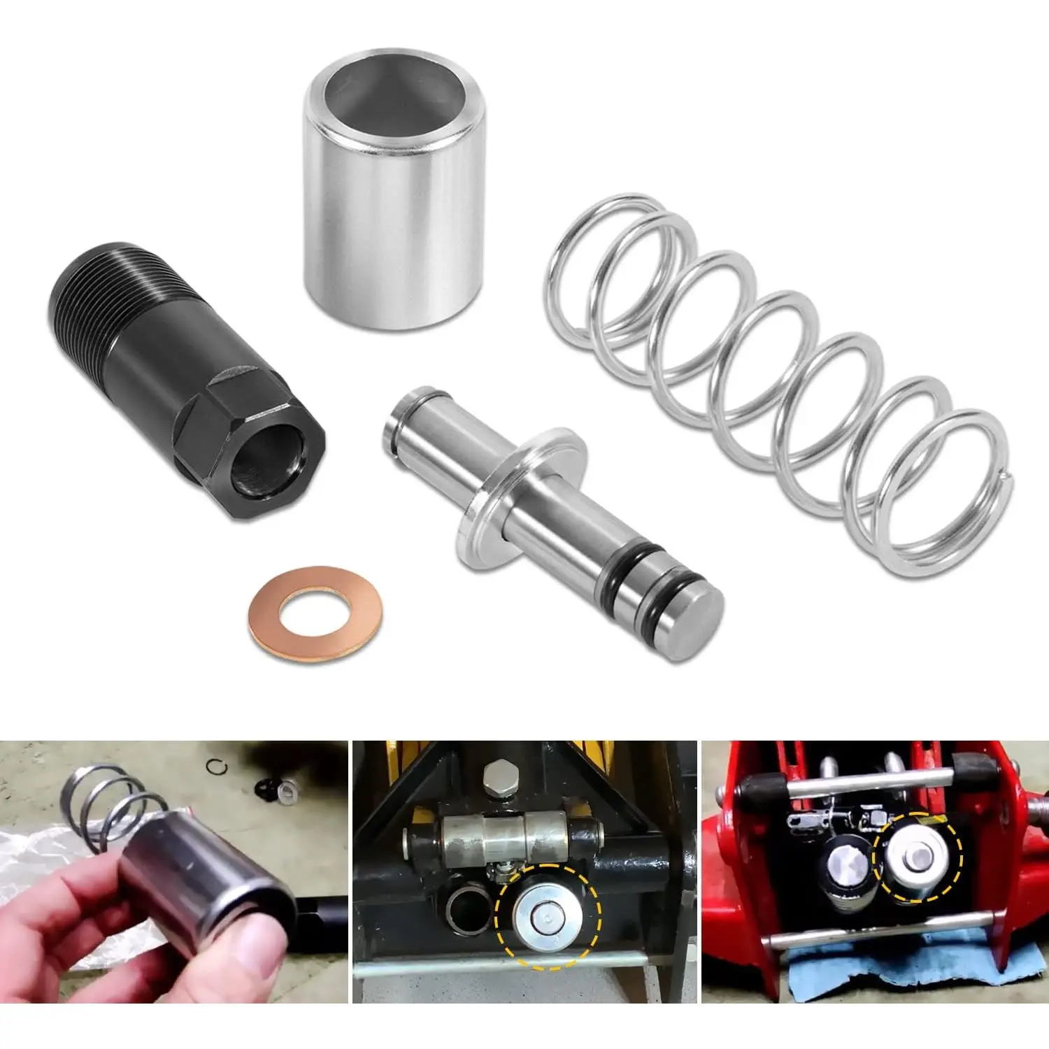 Pump Piston Low Side Pump Plunger Kit- Smaller One - Fit for Harbor Freight-Costco--Matco 3 Ton & 3 1/4 Ton Jack
